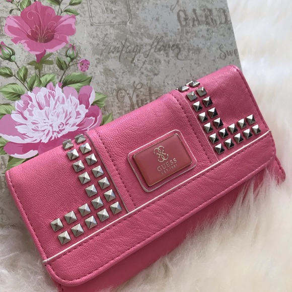 Guess Handbags - Guess Pink Wallet